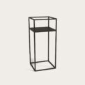 BASE METAL CUBO CON SOPORTE